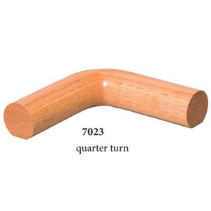 7023 Level 1/4 Turn - 6040 Wall Rail Profile Fitting-Wall Rails & Wall Rail Fittings by StepUP Stair Parts