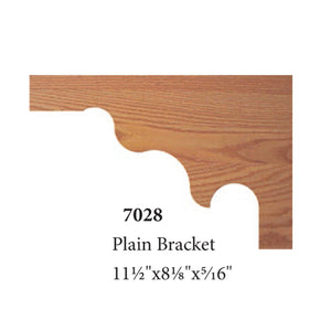 7028 Plain Bracket | Railing & Stair Accessories