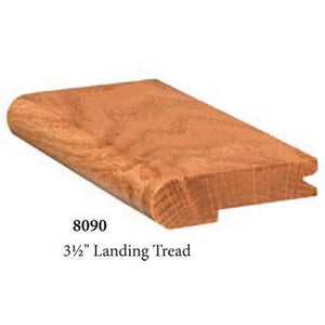 Quality Nosing | USA Crafted 8090 3 1/2" Landing Tread-Landing Treads-Amish Craft by StepUP Stair Parts