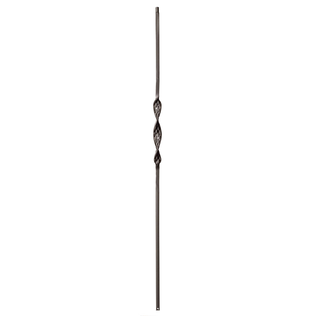 9010 Single Ribbon Metal Spindle |  Iron Balusters |  Amish Craft by StepUP Stair 