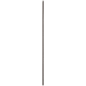 9016 Plain with Hammered Bar Metal Spindle |  Iron Balusters |  Amish Craft by StepUP Stair 