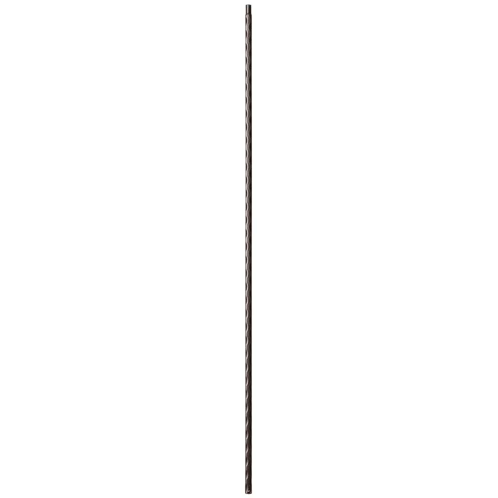 9020 Plain with Hammered Edge Metal Spindle |  Iron Balusters |  Amish Craft by StepUP Stair 