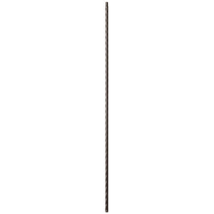 9020 Plain with Hammered Edge Metal Spindle |  Iron Balusters |  Amish Craft by StepUP Stair 