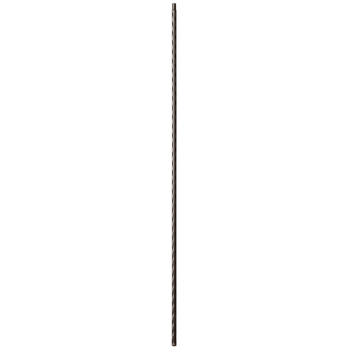 9020 Plain w/ Hammered Edge Iron Baluster Spindle | Metal Railing