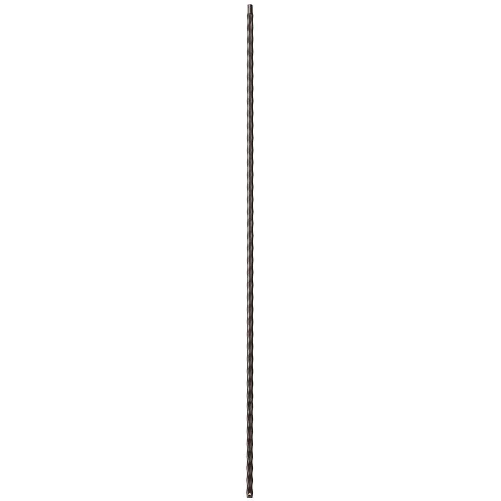 9031 Plain with Hammered Face Metal Spindle |  Iron Balusters |  Amish Craft by StepUP Stair 