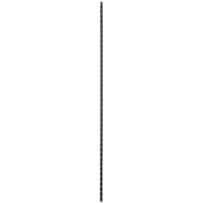 9031 Plain w/ Hammered Face Iron Baluster Spindle | Metal Railing