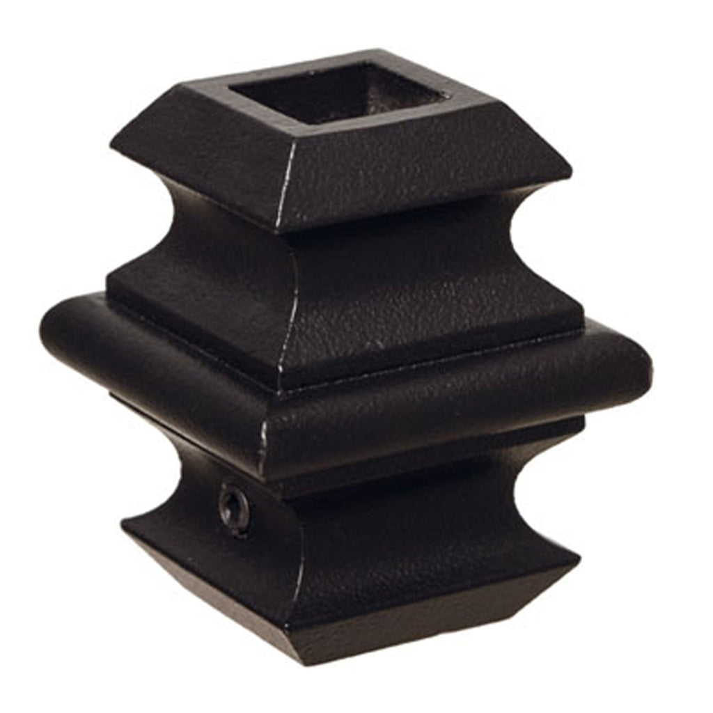 9064-AK-1/2 Adjustable Iron Knuckle with Set Screw for 1/2" Square Baluster-Iron Shoes & Knuckles-Amish Craft by StepUP Stair Parts