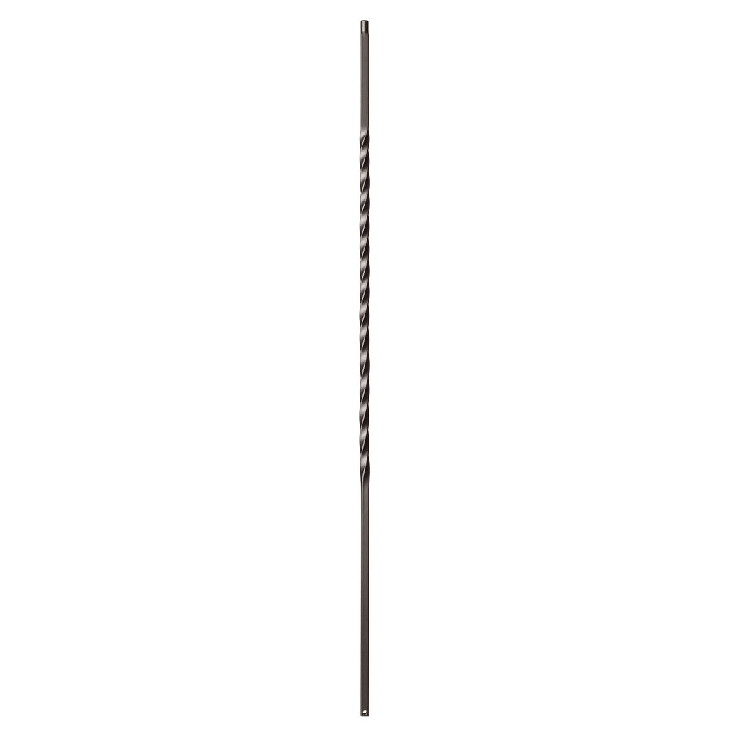 9080 22" Single Twist Metal Spindle |  Iron Balusters |  Amish Craft by StepUP Stair 