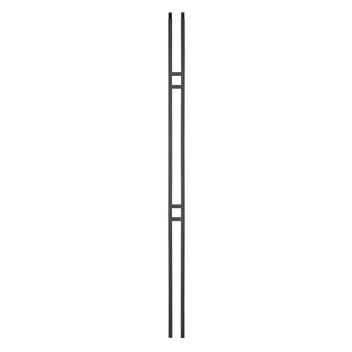 9087 2 1/4" Double Bar Iron Baluster Spindle | Metal Railing