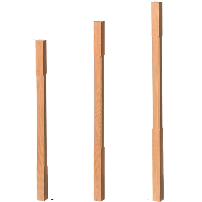 C-5334 Chamfered Square Baluster Spindle | USA-Made Stair Parts