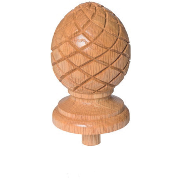 CP-414 Carved Pineapple Newel Post Finial | USA-Made Stair Parts