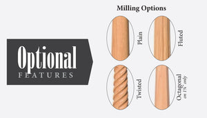 Colonial Milling Optional Features