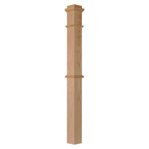 F-4375 Box Newel | USA-Made Amish Stair Railing by StepUP Stair