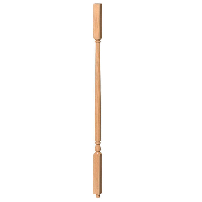 F-5141 Square Top Fluted Baluster Spindle | USA-Made Stair Parts