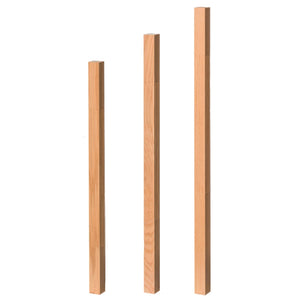 F-5334 Fluted Square Baluster | USA-Made Amish Stair Railing by StepUP Stair