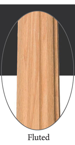 Fluted Milling Option for F-5934 Pin Top Fluted Baluster Spindle