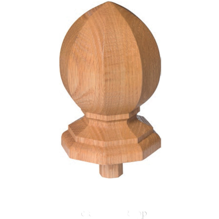 OCT-415 Octagonal Pineapple Newel Post Finial | USA-Made Stair Parts