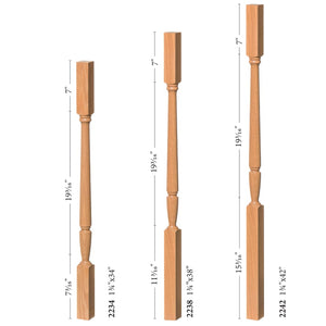 O-2234 Square Top Octagonal Milling Option 