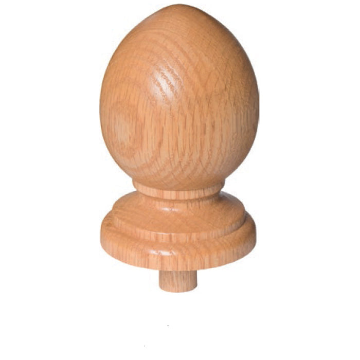 PP-412 Plain Pineapple Newel Post Finial | USA-Made Stair Parts