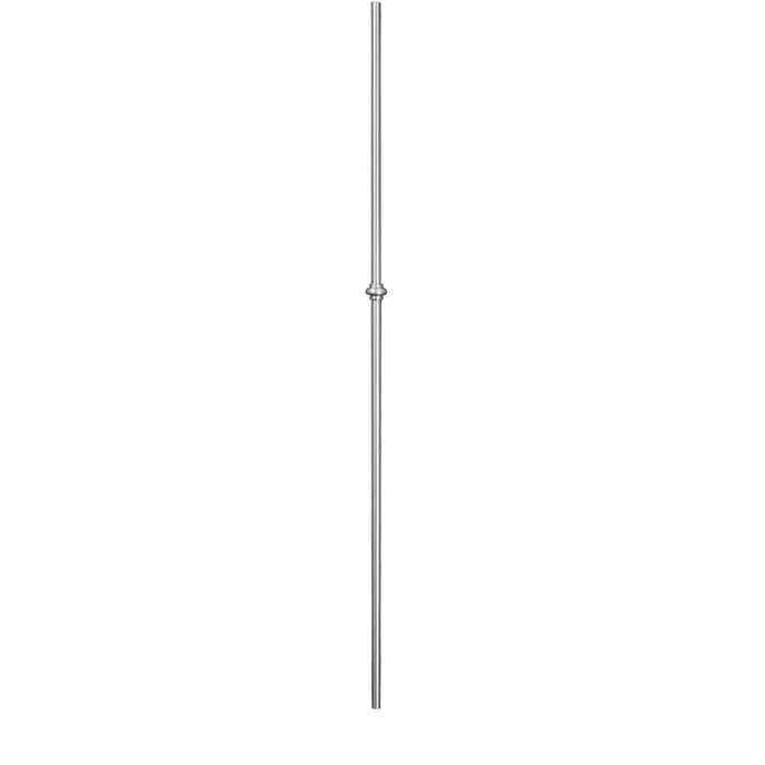 R54544 Single Smooshed Ball 5/8" Round Iron Baluster Spindle | Metal Railing