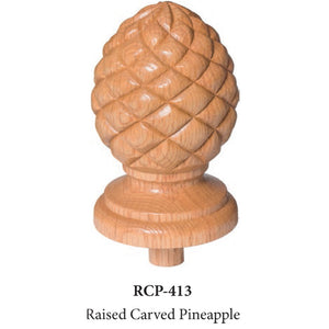 RCP 413 Raised Carved Pineapple Bunker Hill Newel Finial