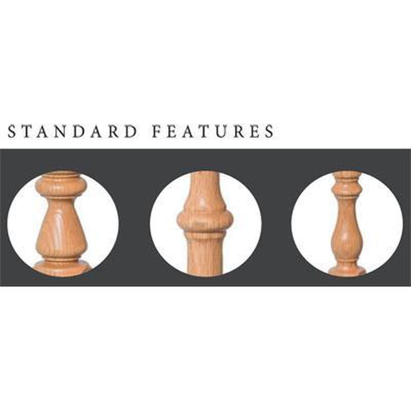 R-2715 Pin Top Reeded Baluster Spindle | USA-Made Stair Parts by StepUP ...